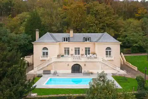 Elegant Estate with Pool and Equestrian Views