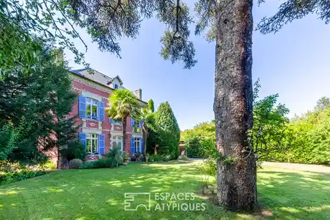Charming Mansion with Lush Garden