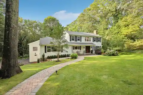 Picturesque Colonial on over Two Private Acres