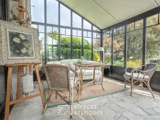 Seaside Stone House with Landscaped Garden Views