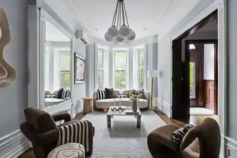 Elegant Crown Heights Townhouse with Lush Backyard