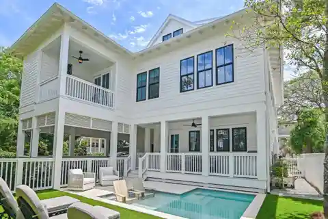 Coastal Elegance Steps from Seaside & Sand