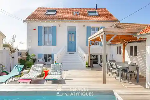 Luxury Seaside Villa with Heated Pool