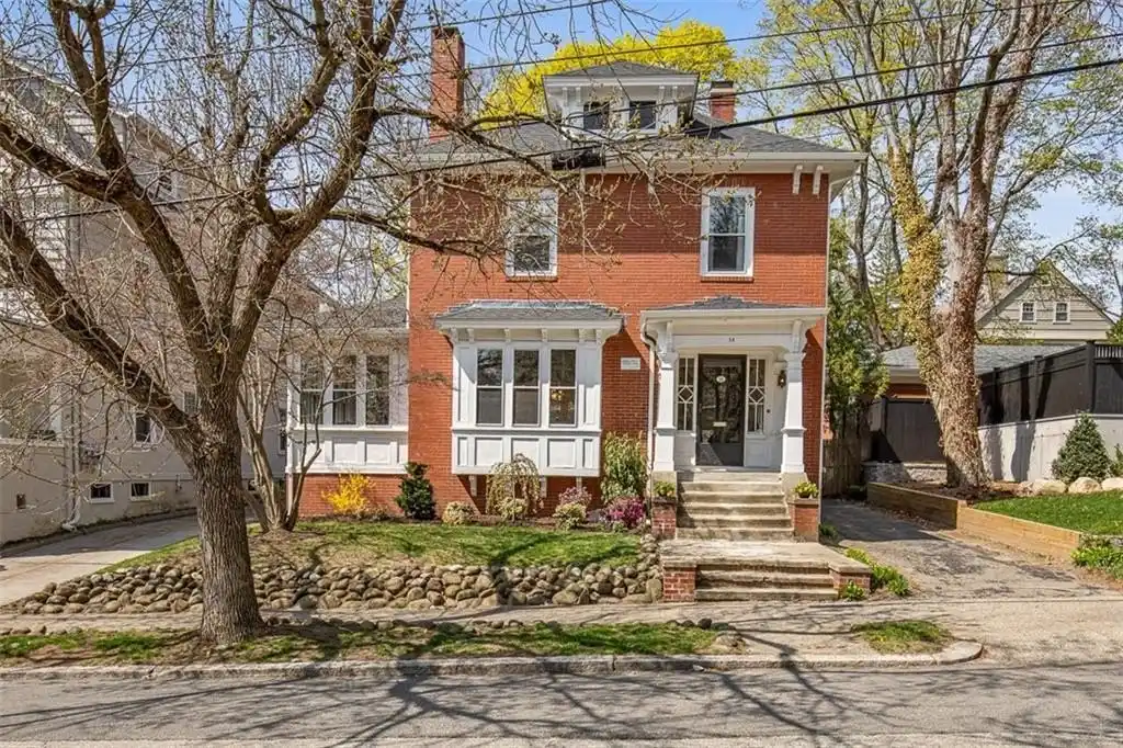 Thoughtfully Reimagined Brick Colonial Revival