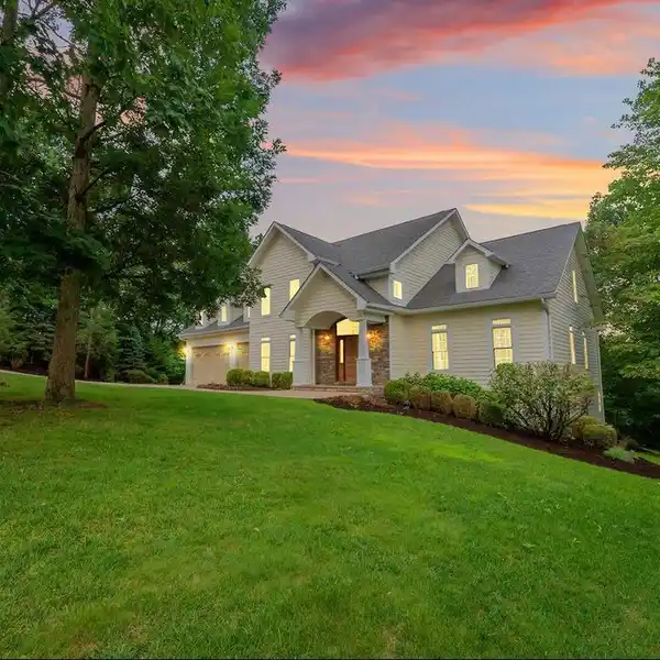 EXPANSIVE DECKS OVERLOOKING SERENE LAKE SCENERY
