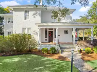 Stately Stucco Home on a Large Corner Lot
