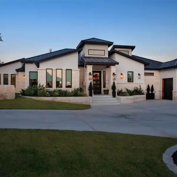 TO-BE-BUILT HILL COUNTRY MODERN HOME ON 14 ACRES