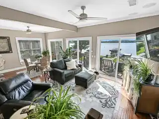 Modern Lakefront Home with Stunning Water Views