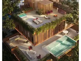 Duplex Apartment with Garden and Private Pool