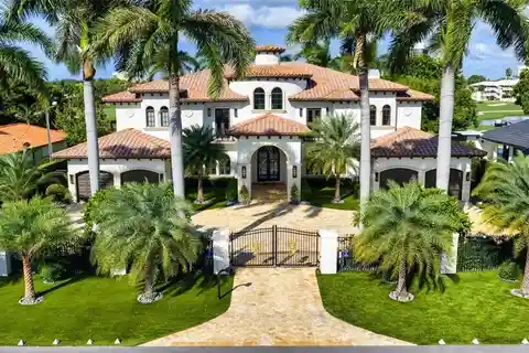 Gated Palm Beach-Inspired Estate