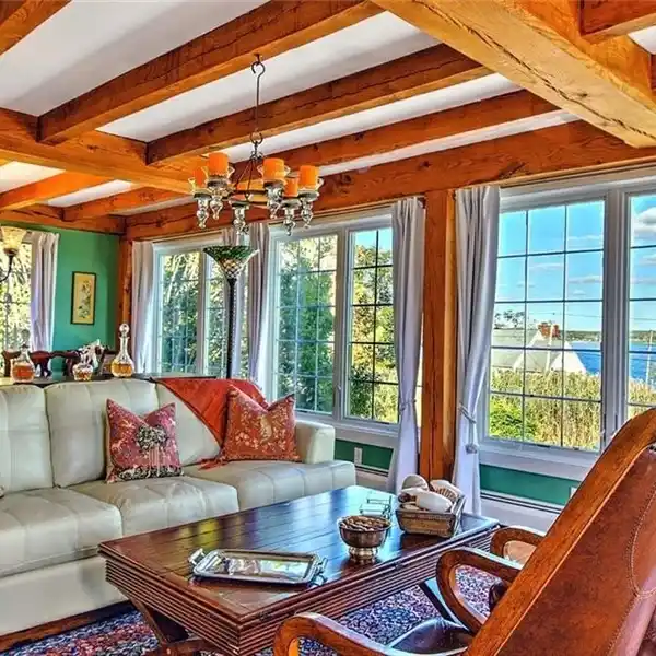 ONE-OF-A-KIND HAND-CRAFTED POST-AND-BEAM HOME