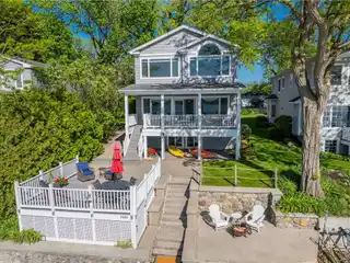 Stunning Canandaigua Lakefront Home with Boat Hoist