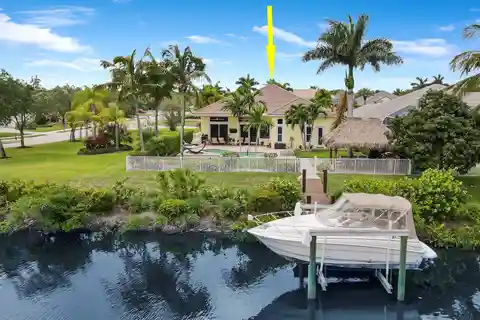 Impressive Waterfront Pool Home