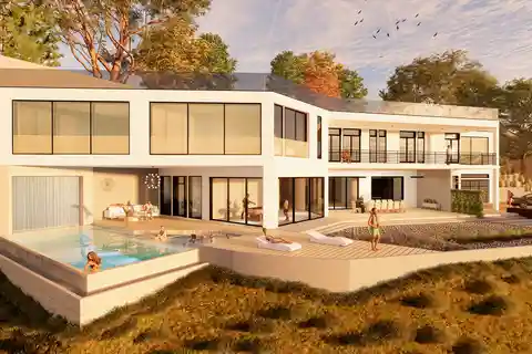 Private Gated Estate with Sweeping Views