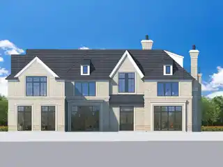 New Lakefront Magnificent Transitional Home