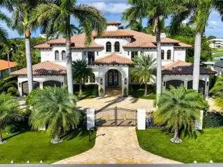 Gated Palm Beach-Inspired Estate