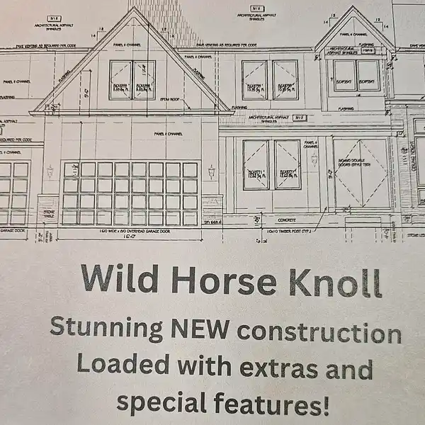 RARE CUSTOM NEW CONSTRUCTION IN WILD HORSE KNOLL