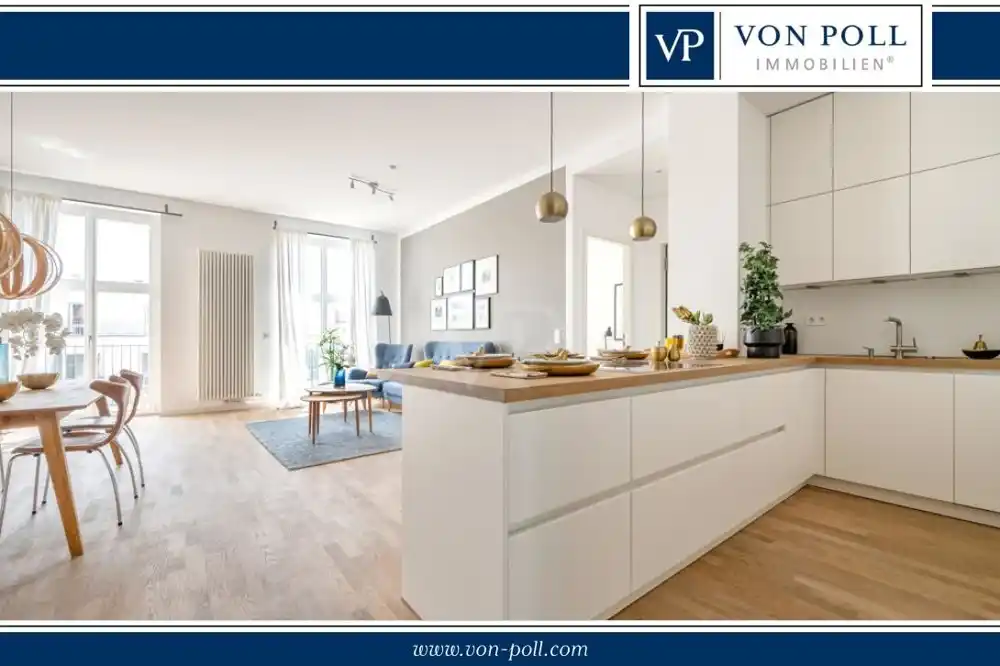 Excellent Apartment with Private Garden Directly on the Teltow Canal Promenade