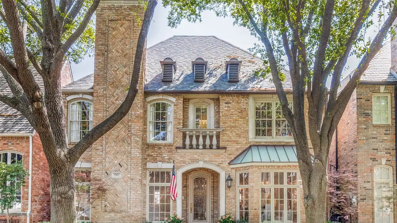 Architecturally Interesting Home in Prestigious Caruth Court