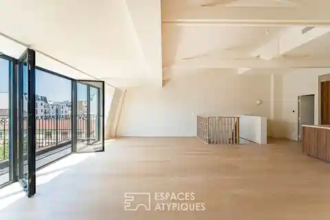 Expansive Open-Plan Living with Two Balconies