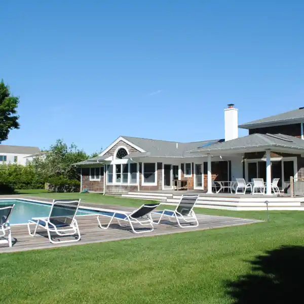 QUOGUE SOUTH POST MODERN WITH POOL FOR RENT