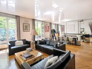 Refined Parisian Apartment with Sunlit Double Reception