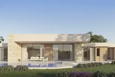 New Single-Story Modern Villa