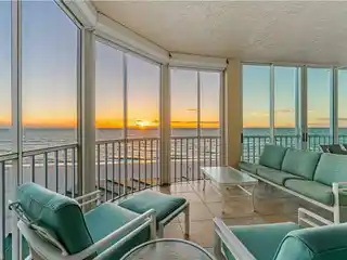 Beachfront End-unit in Coveted Barefoot Beach Club