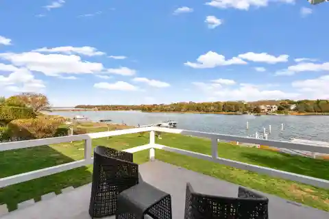 Attractive Three Bedroom Harbor Front Home