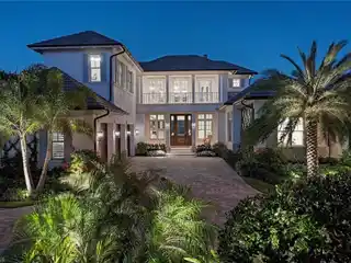 Impeccable Luxury Home with Wide Vistas of Doubloon Bay