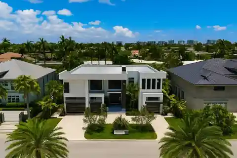 Striking New Construction Modern Waterfront Residence