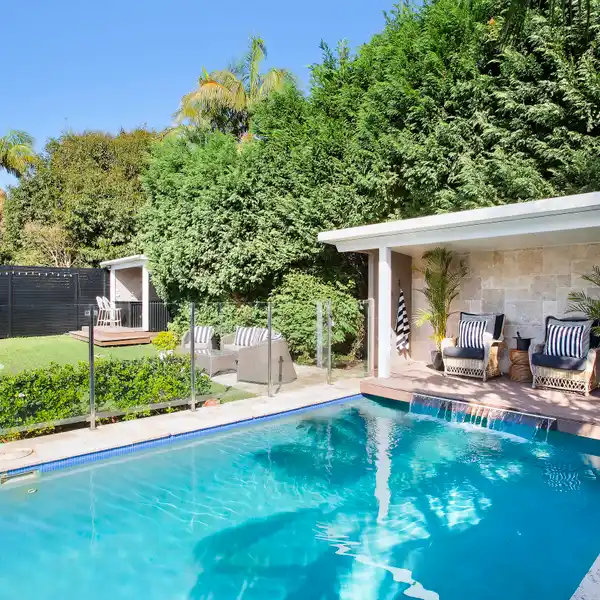 ELEGANT BEACHSIDE RESIDENCE WITH POOL AND CABANA