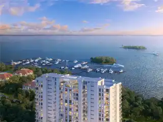 Aqua Waterfront Luxury with Stunning Sunset Views