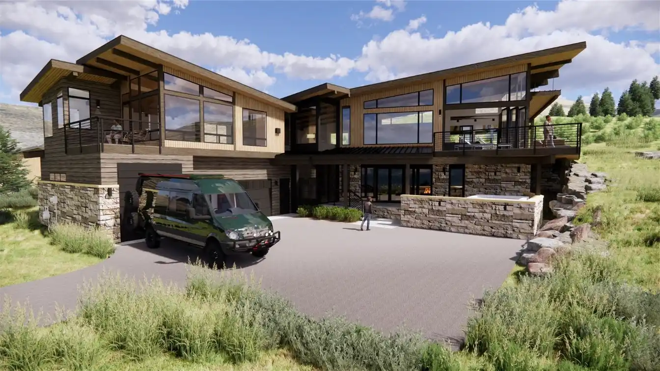 Thoughtfully Site-planned New Contemporary Masterpiece