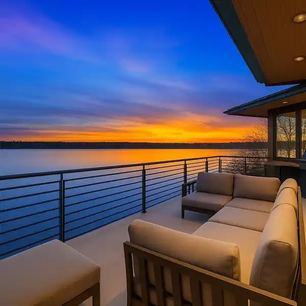 MODERN JEWEL-BOX ON LAKE WASHINGTON