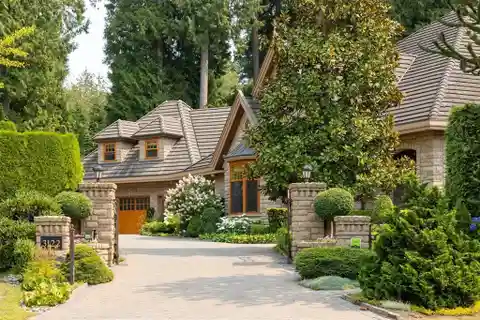 Magnificent Gated Stone Mansion