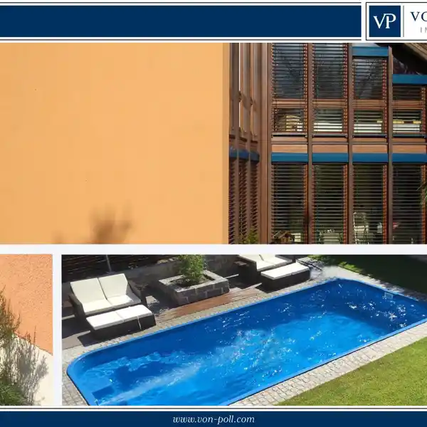 EXTRAVAGANT! EXCEPTIONAL ARCHITECT'S HOUSE WITH POOL AND SEPARATE APARTMENT IN A QUIET LOCATION
