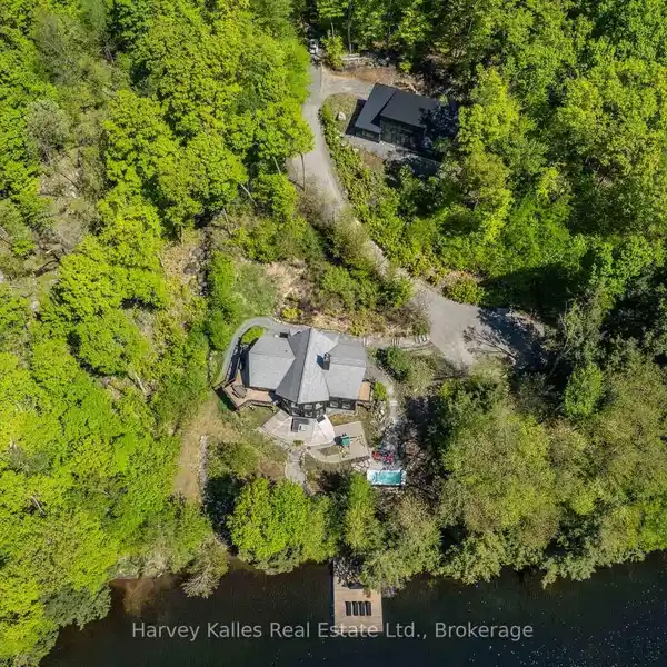 BRUCE LAKE WATERFRONT HOME WITH ENDLESS SUNLIGHT