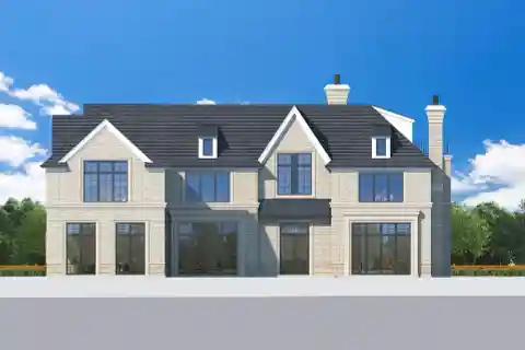 New Lakefront Magnificent Transitional Home