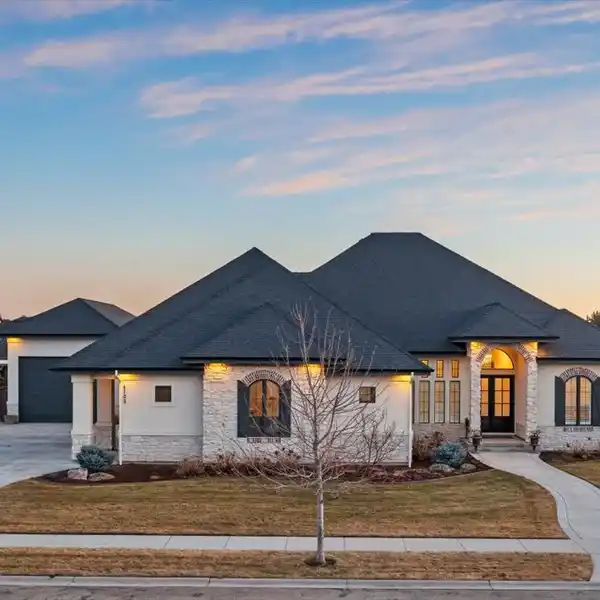 STUNNING EAGLE LUXURY HOME WITH DETACHED SHOP