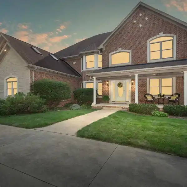 CUSTOM BUILT BRICK AND STONE HOME