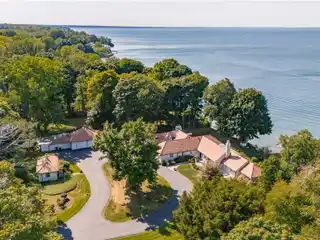 Luxurious Waterfront Estate with Private Boathouse