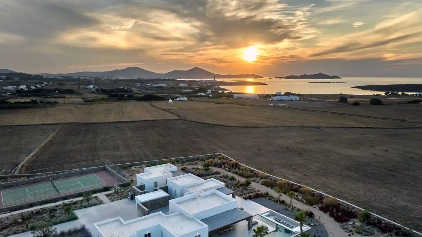 Sea View Villa with Tennis Court