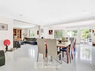 Contemporary Home on Expansive Wooded Property