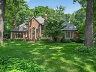 Elegant Custom Brick Home on Wooded Cul-De-Sac