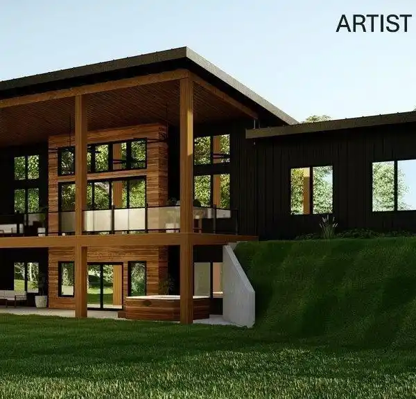 ENERGY-EFFICIENT HOME BACKING TO NATURAL SPRING