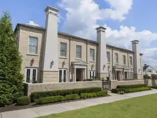 European-Style End Unit Estate Townhome in Avalon