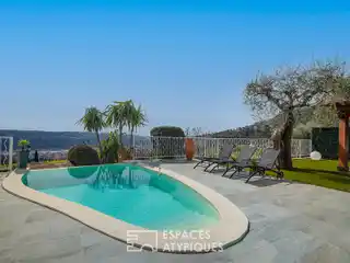 Mediterranean Elegance with Infinity Pool Charm