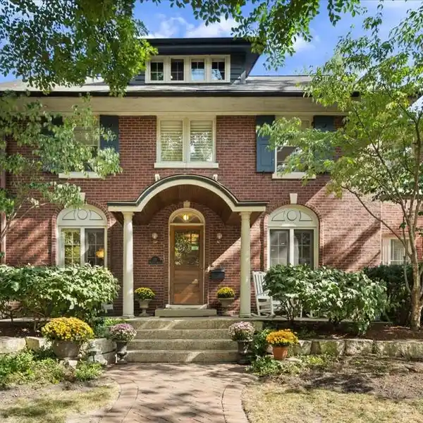 CLASSIC BRICK COLONIAL ONE BLOCK FROM THE LAKE