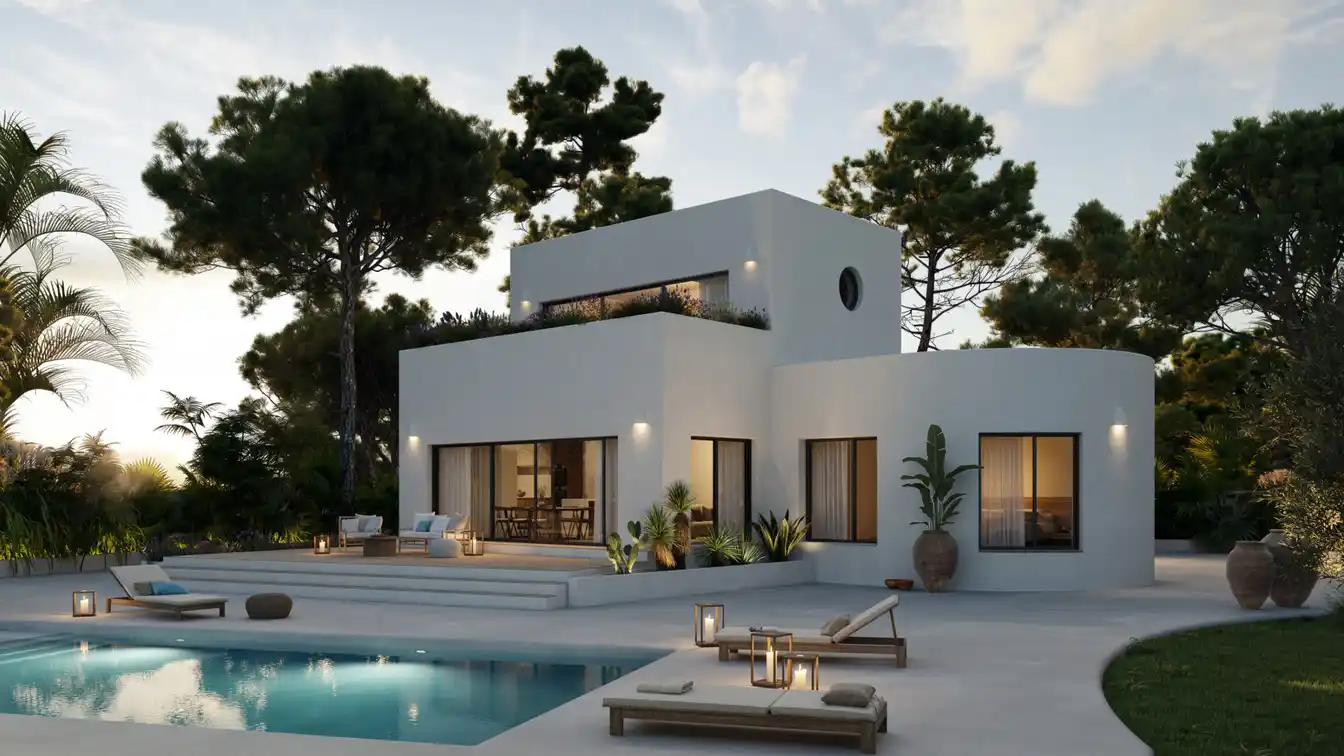 Masterfully Designed Villa Overlooking the Sparkling Sea